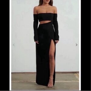 Off the shoulder dress